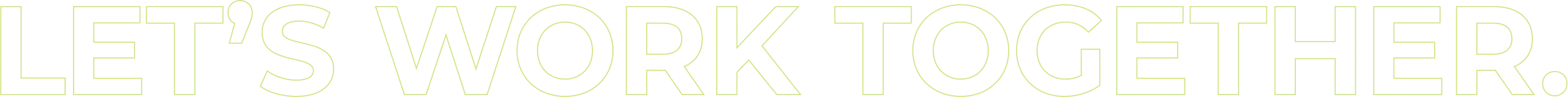 LET’S WORK TOGETHER.